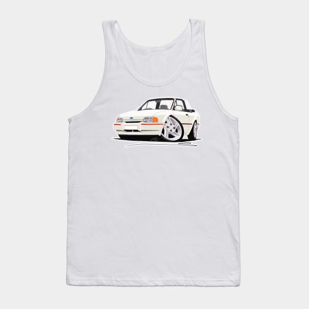 Ford Escort (Mk4) XR3i Cabriolet White Tank Top by y30man5